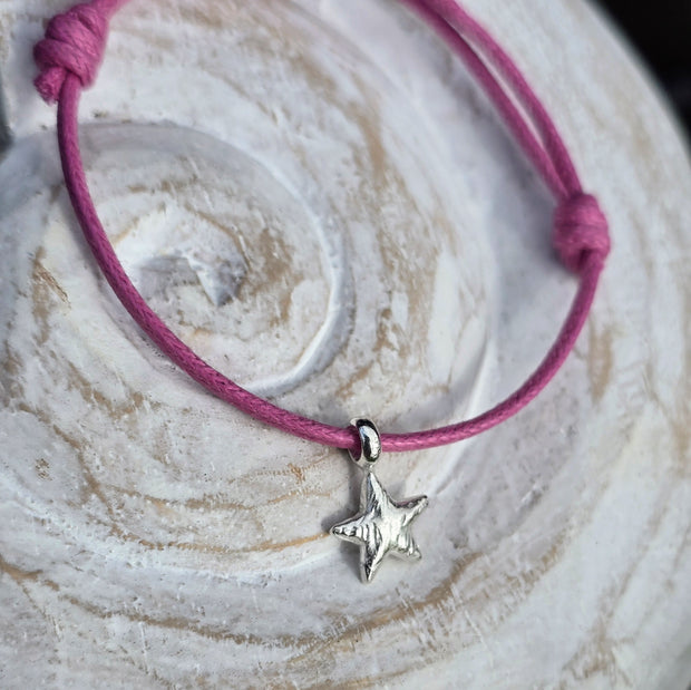 Starfish Cord Bracelet