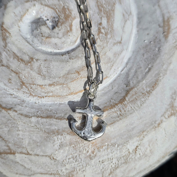 Vintage Anchor Necklace