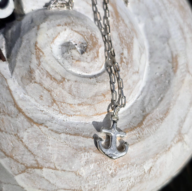 Vintage Anchor Necklace