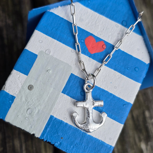 Vintage Anchor Necklace