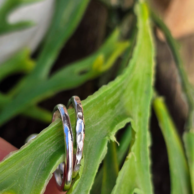 Ashes into Silver Forget Me Not Ring