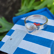Cute Cockle Shell Chunky Band Ring