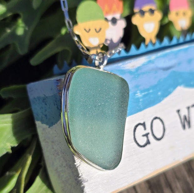 Shore Line Sea Glass Necklace   400