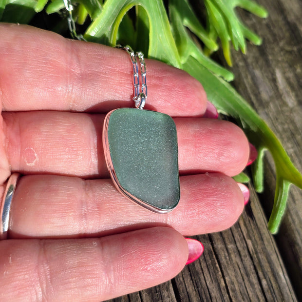 Shore Line Sea Glass Necklace   400
