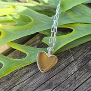 Golden Sunrise Sea Glass Necklace   405