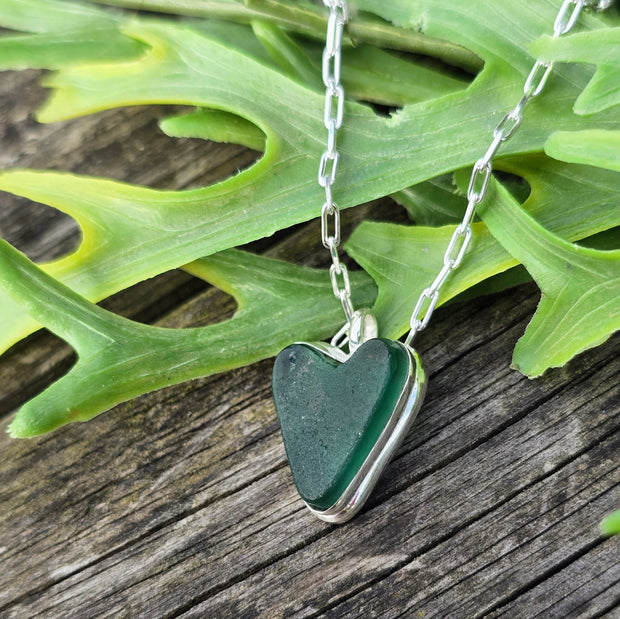 Love & Kisses Sea Glass Necklace   414