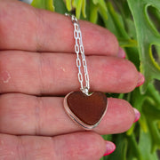 Amber Sands Sea Glass Necklace   413