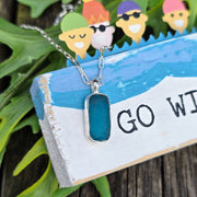 Wild Water Sea Glass Necklace   415