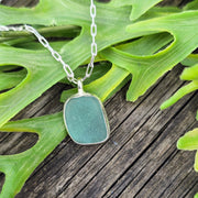 Perfect Pebble Sea Glass Necklace   418
