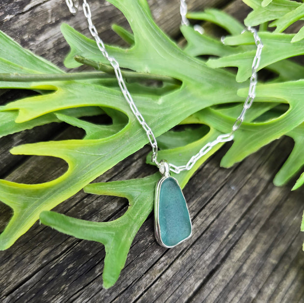 Wind & Waves Sea Glass Necklace   419