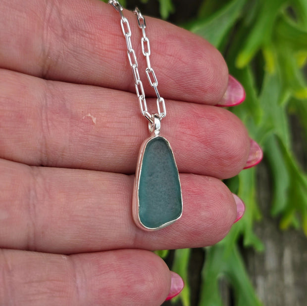 Wind & Waves Sea Glass Necklace   419