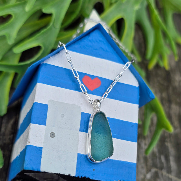 Wind & Waves Sea Glass Necklace   419