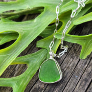 Wild Water Sea Glass Necklace   416