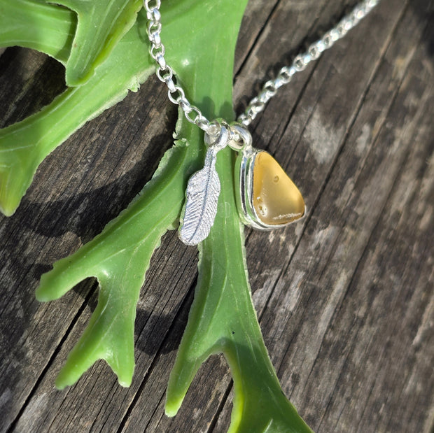 Sunshine Coast Sea Glass Necklace   423