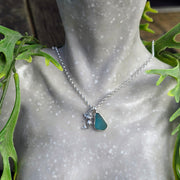 Mermaids Tear Sea Glass Necklace   427