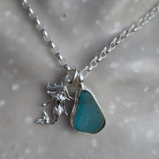 Mermaids Tear Sea Glass Necklace   427