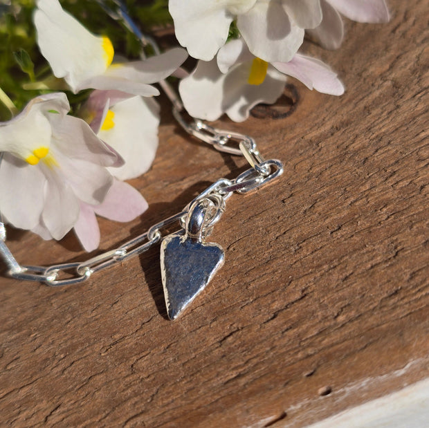 Small Vintage Heart Bracelet