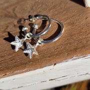 Starfish Hoop Earrings