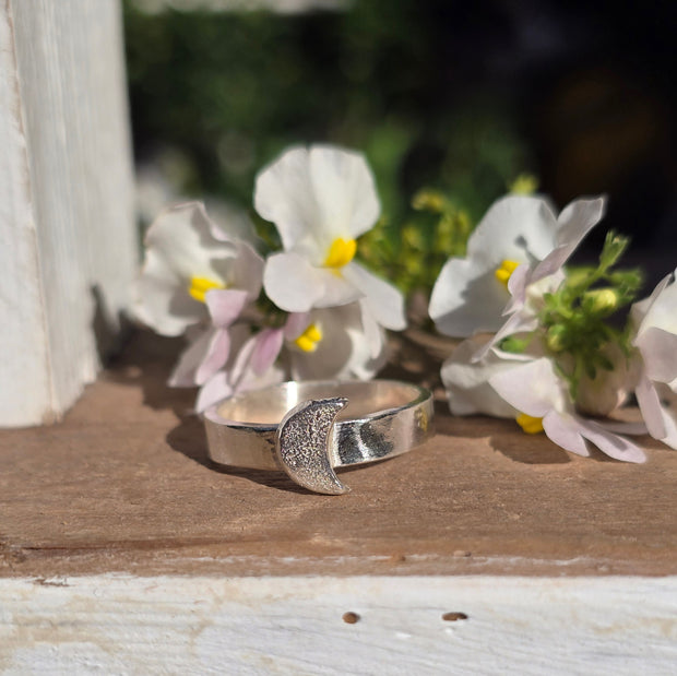 Little Moon Chunky Band Ring