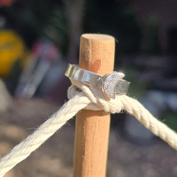 Little Moon Chunky Band Ring