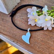 Wonky Heart Cord Bracelet