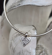 Ashes into Silver My Heart Bangle