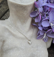 Ashes into Silver My Heart Belcher Necklace