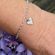 Ashes into Silver My Heart Belcher Bracelet
