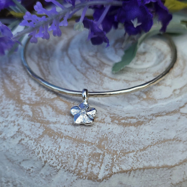 Ashes Into Silver 'Forget Me Not' Bangle