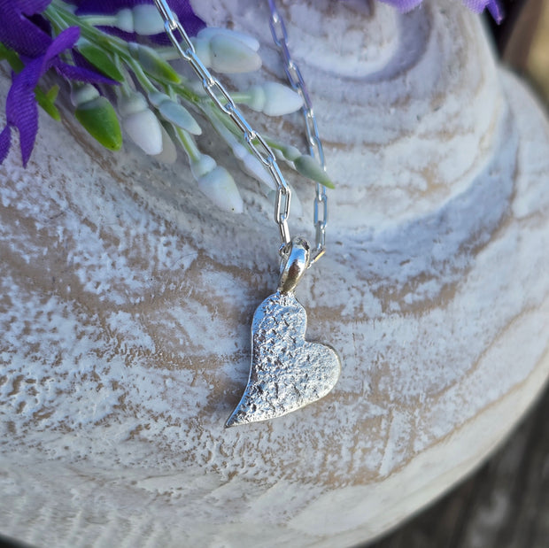 Ashes into Silver Together Forever Long Link Necklace
