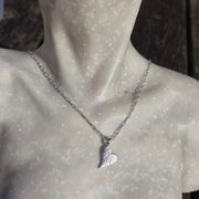 Ashes into Silver Together Forever Long Link Necklace