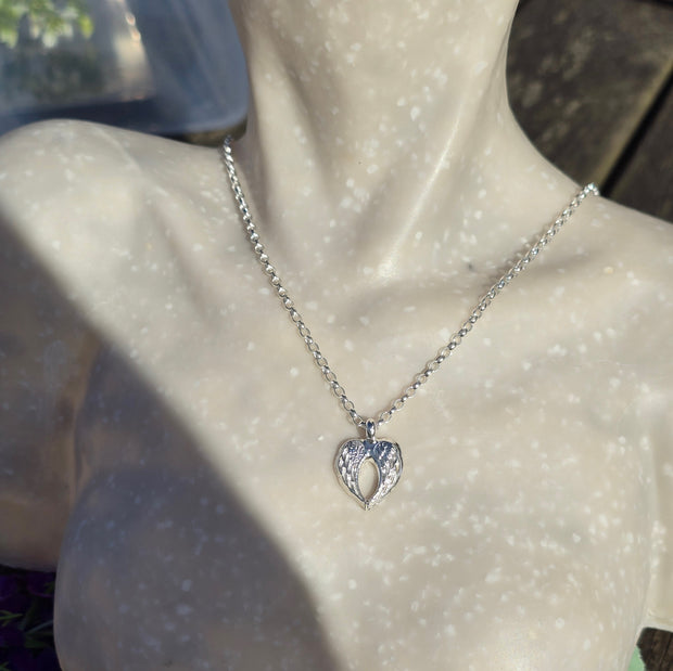 Ashes into Silver With the Angels Belcher Necklace