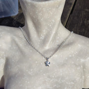 Ashes into Silver Forget me not Belcher Necklace