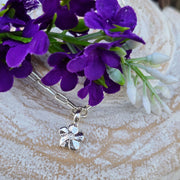 Ashes into Silver Forget Me Knot Long Link Bracelet