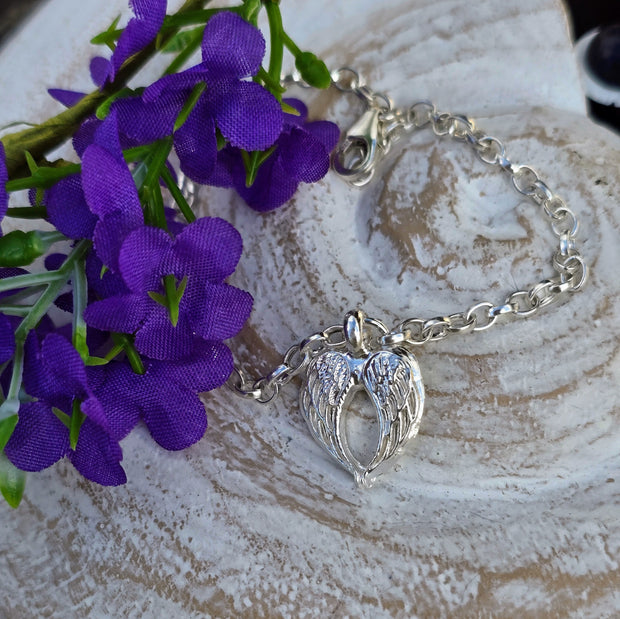 Ashes into Silver With The Angels Belcher Bracelet