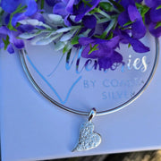 Ashes into Silver Together Forever Bangle