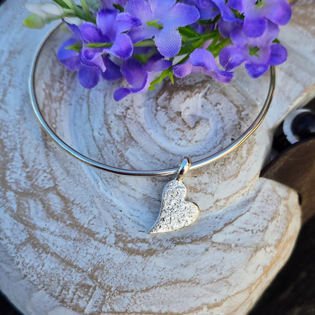 Ashes into Silver Together Forever Bangle