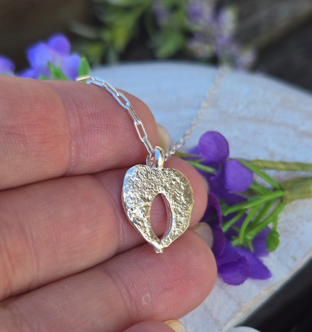 Ashes into Silver With the Angels Long Link Necklace