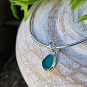 Tropical Seas Sea Glass Bangle   314