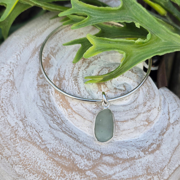 Seaham Gem Sea Glass Bangle   317
