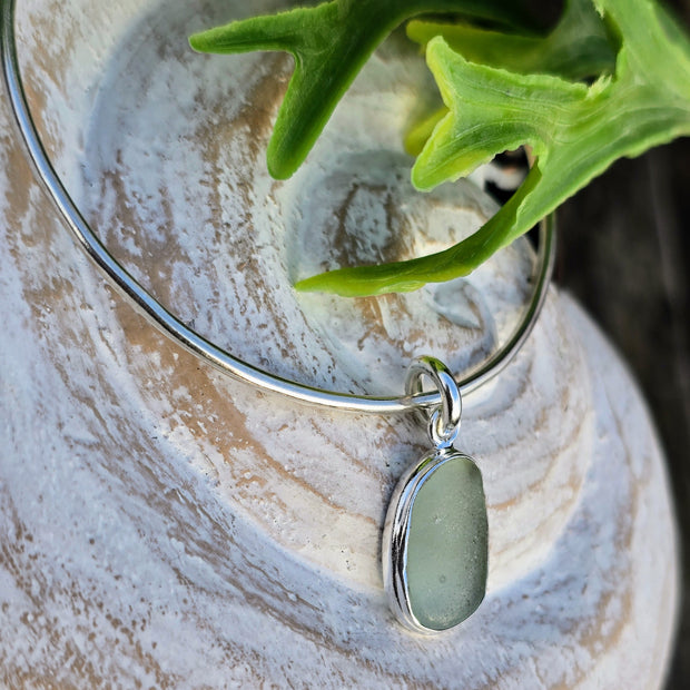 Seaham Gem Sea Glass Bangle   317