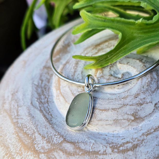 Seaham Gem Sea Glass Bangle   317