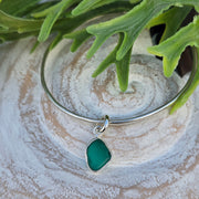 Aqua Bay Sea Glass Bangle   319