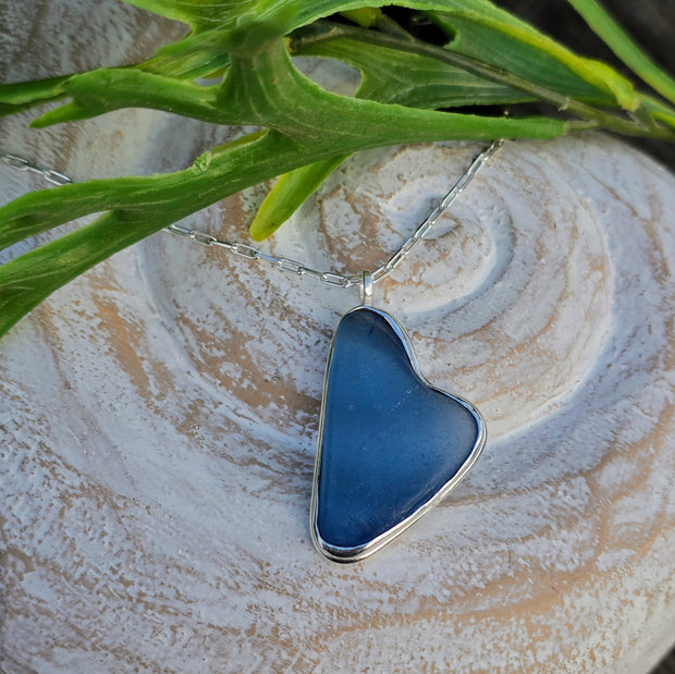 Heart of the Ocean Sea Glass Necklace  301