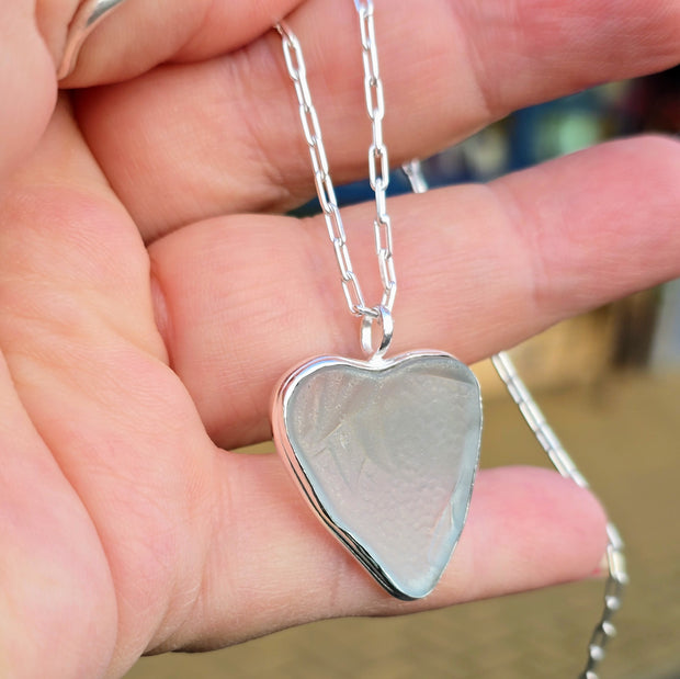 Foaming Waves Sea Glass Necklace  307