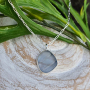 Gentle Ocean  Ripples Sea Glass Necklace  308