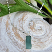 Aqua Splash Sea Glass Necklace  310