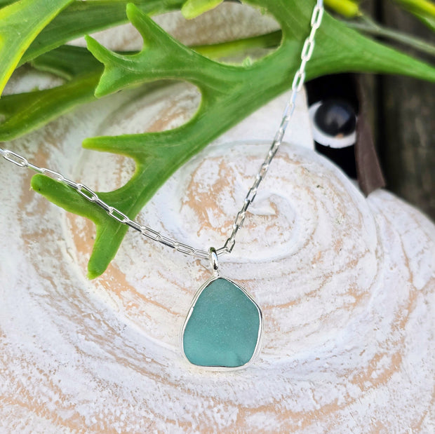 Cornish Gem Sea Glass Necklace  311