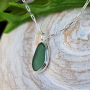 Teal Tide Sea Glass Necklace  313