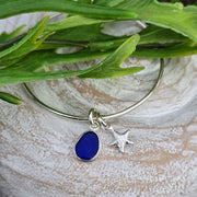 Harbour Treasure Sea Glass Bangle   42